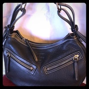 Dooney & Bourke black leather bag